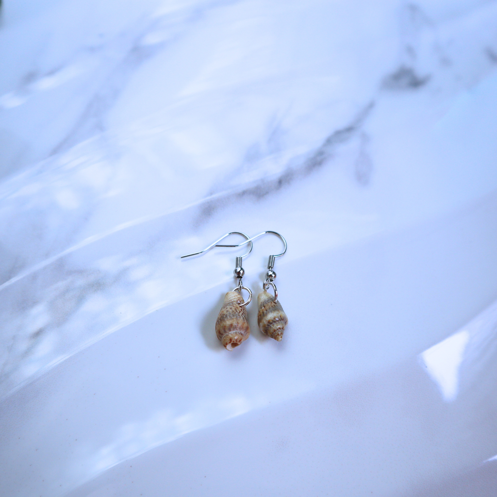 Coastal Seashell Dangle Earrings